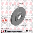 Zimmermann Bremsscheiben + Bremsbeläge vorne VW Transporter T5 T6 für PR Nr. 2E3
