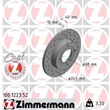 Zimmermann Sportbremsscheiben + Bremsbeläge hinten Audi 80 90 Coupe 1,8 2,0 2,2 2,3