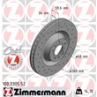 Zimmermann Sportbremsscheiben + Bremsbeläge vorne Audi A6 A8 VW Phaeton