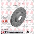 Zimmermann Sportbremsscheiben + Bremsbeläge vorne BMW 3 E36 Coupe + Cabrio M3 3,0