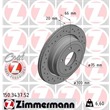 Zimmermann Sport-Bremsscheiben + Bremsbeläge vorne + hinten BMW E91 E93 318 - 325 + D