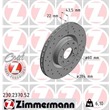 Zimmermann Sport-Bremsscheiben +Bremsbeläge vorne Fiat Grande Punto + Evo 1,3 1,4 1,6 1,9 D + 16V