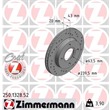 Zimmermann Sportbremsscheiben + Bremsbeläge vorne Ford Escort V Vi VII Orion