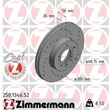 Zimmermann Sportbremsscheiben + Bremsbeläge vorne Ford Galaxy Seat Alhambra VW Sharan