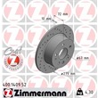 Zimmermann Sportbremsscheiben + Bremsbeläge hinten Mercedes /8 W115 W116 W126 S-Klasse