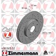 Zimmermann Sport-Bremsscheiben + Bremsbeläge vorne Chevrolet Malibu Opel Insignia + Caravan Saab 9-5