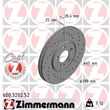 Zimmermann Sportbremsscheiben + Bremsbeläge vorne VW Golf 3 + Variant