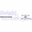 Delphi Lambdasonde Nissan Almera Micra Note Pathfinder Primera