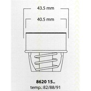Triscan Thermostat Renault 16 19 4 5 6
