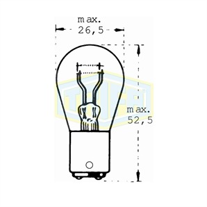 Auto-Lampe 12V 21-5WG