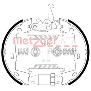 Metzger Bremsbacken hinten Opel