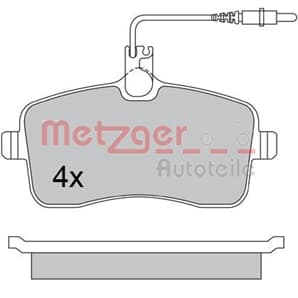 Metzger Bremsbeläge vorne Peugeot 407