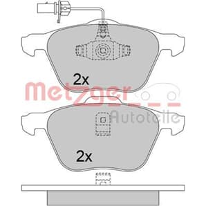 Metzger Bremsbeläge vorne Ford Galaxy Seat Alhambra VW Sharan Transporter