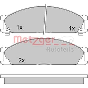 Metzger Bremsbeläge vorne Ford Nissan Subaru