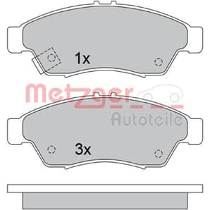 Metzger Bremsbeläge vorne Suzuki Liana