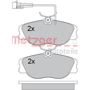 Metzger Bremsbeläge vorne Alfa Romeo 155