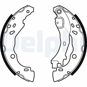 Delphi Bremsbacken hinten Citroen Fiat Lancia Peugeot