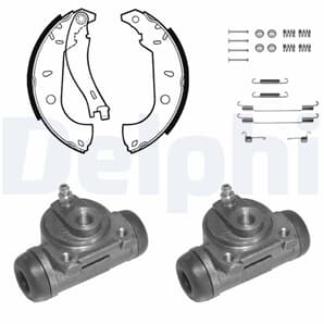 Delphi Bremsbacken hinten Fiat Fiorino