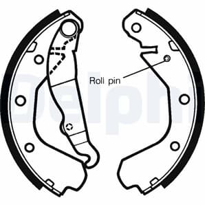 Delphi Bremsbacken hinten Opel Ascona Kadett Vectra