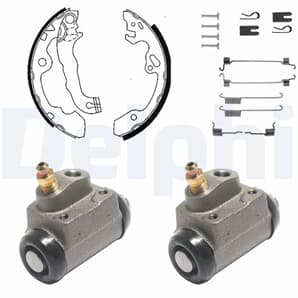 Delphi Bremsbacken vormontiert hinten Ford Focus