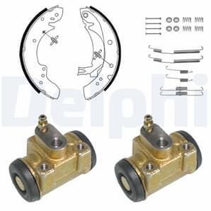 Delphi Bremsbacken vormontiert hinten Citroen Jumper Fiat Ducato Peugeot Boxer