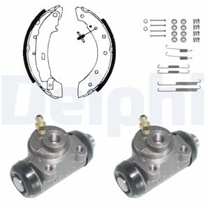 Delphi Bremsbacken vormontiert hinten Citroen Saxo Xsara Zx Peugeot 306