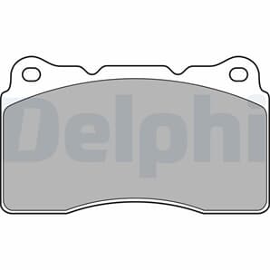 Delphi Bremsbeläge vorne Renault Megane Volvo C30 S60 V70