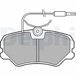 Delphi Bremsbeläge vorne Peugeot 306