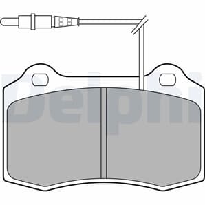 Delphi Bremsbeläge vorne Peugeot 406