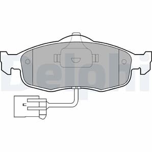 Delphi Bremsbeläge vorne Ford Cougar Mondeo Scorpio Nissan Silvia