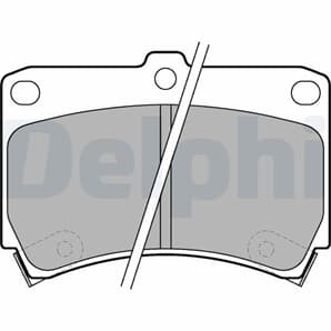 Delphi Bremsbeläge vorne Kia Rio Mazda 121 323 Demio