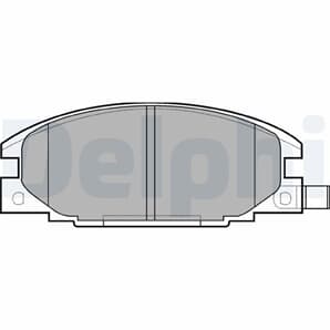 Delphi Bremsbeläge vorne Isuzu Campo Gemini Trooper Opel Campo Frontera