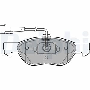 Delphi Bremsbeläge vorne Alfa Romeo 145 146 Spider Fiat Marea