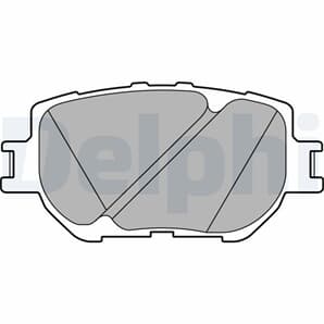 Delphi Bremsbeläge vorne Lexus Is