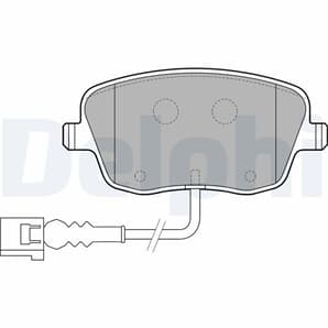 Delphi Bremsbeläge vorne Seat Skoda VW