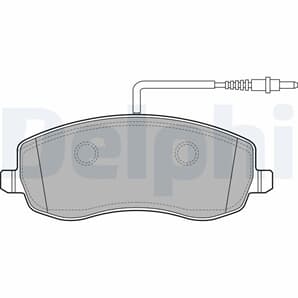 Delphi Bremsbeläge vorne Citroen C8 Fiat Ulysse Peugeot 807