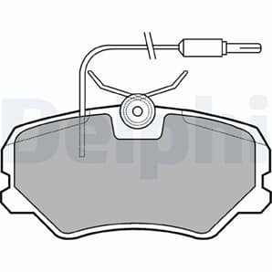 Delphi Bremsbeläge vorne Citroen Zx Peugeot 405