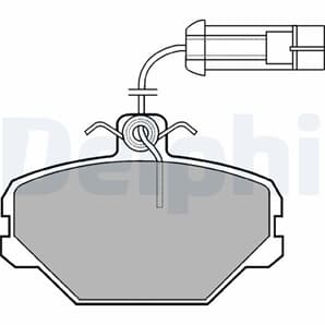 Delphi Bremsbeläge vorne Alfa Romeo Fiat Lancia