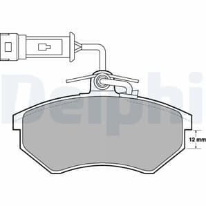 Delphi Bremsbeläge vorne Audi A4