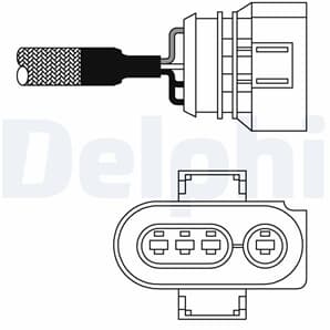 Delphi Lambdasonde Audi Seat VW