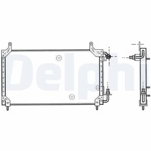 Delphi Klimakondensator Daewoo Espero Nexia Racer