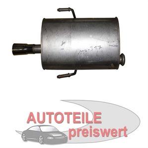 Auspuff hinten PEUGEOT 406 Coupe 8C 2,0 16V Endtopf NEU