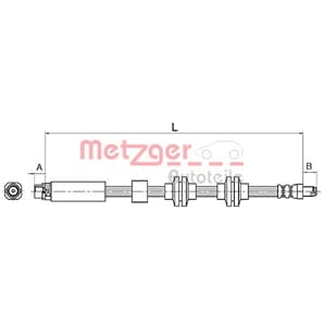 Metzger Bremsschlauch vorne für BMW E81 E87 E88 E82 E90 E93 E91 E92 E89 kaufen | Autoteile-Preiswer