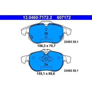 ATE Bremsbeläge vorne Fiat Croma Opel Vectra Saab 9-3