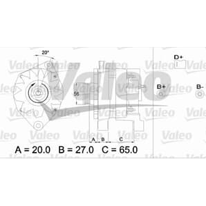 Valeo Generator Citroen Bx Visa Peugeot 205 305 309 405