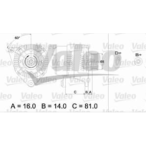 Valeo Generator Audi 100