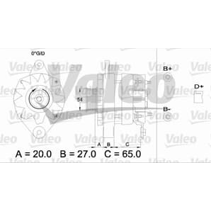 Valeo Generator Volvo 440 460