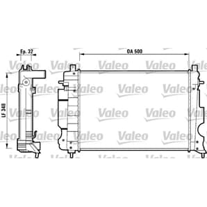 Valeo Motorkühler Saab 9-3 900