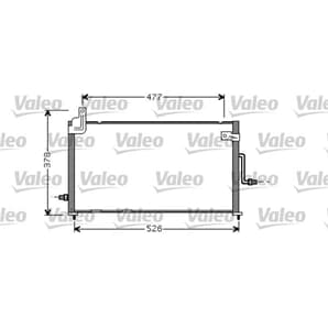Valeo Klimakondensator Daewoo Matiz