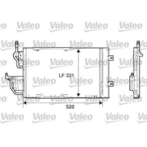 Valeo Klimakondensator Opel Astra Zafira